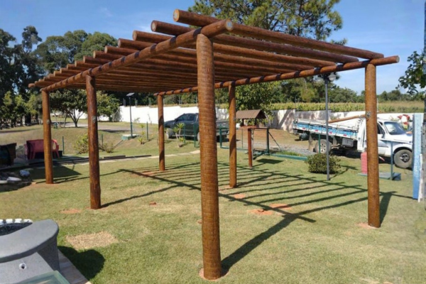 Pergolados de Eucalipto